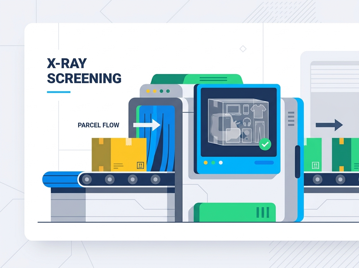 물류 분야의 X-Ray 스캐너 기계